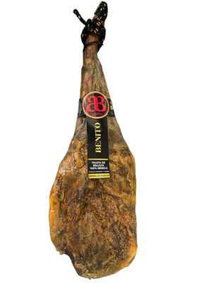 
                  
                    Paleta de bellota 100% ibérica.
                  
                